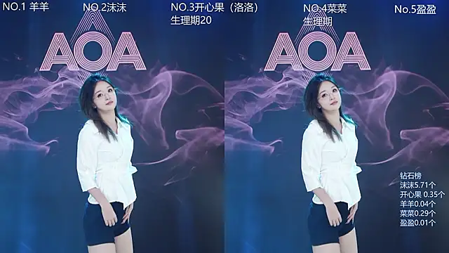 Snapshot of __AOA__ chatting on February 11, 2026, 8:09 pm AOA online show from February 11, 2026, 8:09 pm