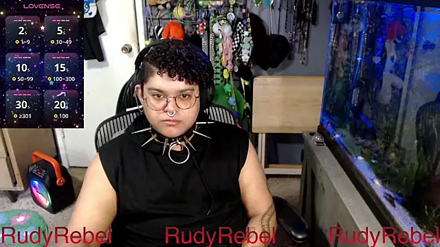 Snapshot of RudyRebel chatting on February 24, 2026, 7:48 pm RudyRebel online show from February 24, 2026, 7:48 pm