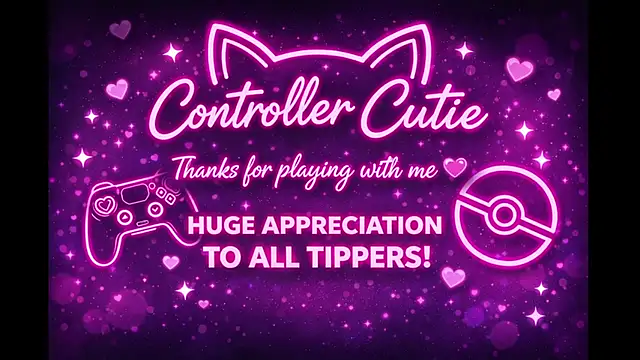 Controllercutie online show from April 14, 2026, 2:38 am