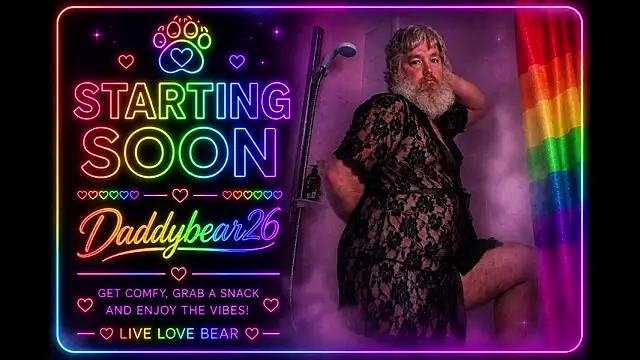 Snapshot of Daddybear26 chatting on June 19, 2026, 3:51 pm Daddybear26 online show from June 19, 2026, 3:51 pm