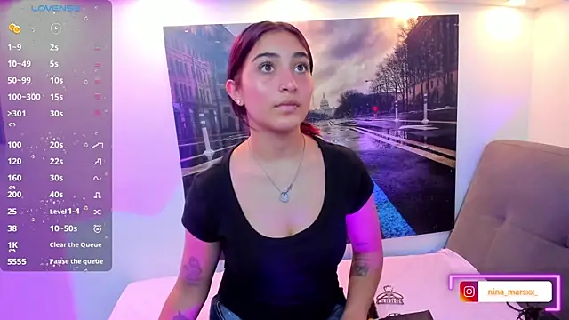 Snapshot of Nina-Mars chatting on May 29, 2026, 7:42 pm Nina-Mars online show from May 29, 2026, 7:42 pm