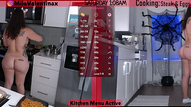 MilaValentina online show from October 18, 2025, 5:09 am