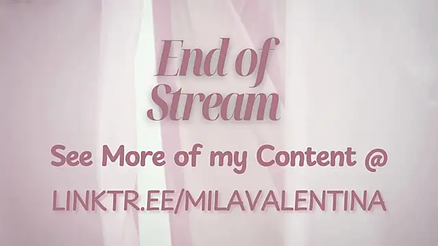 MilaValentina online show from December 13, 2025, 8:04 pm