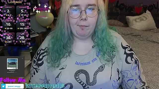 JannetPie online show from February 17, 2025, 11:54 pm