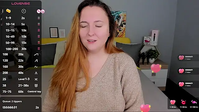 BabeLessi online show from February 8, 2026, 8:50 pm