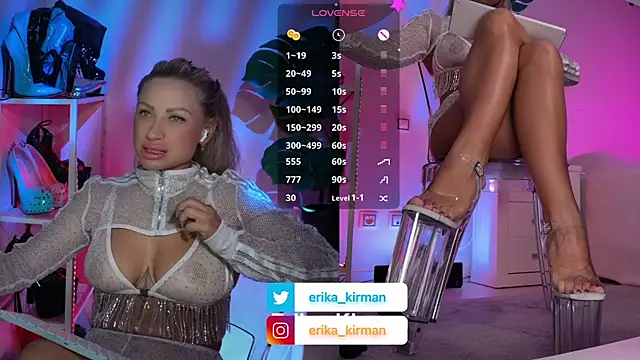 Erika Kirman online show from July 28, 2026, 9:28 am
