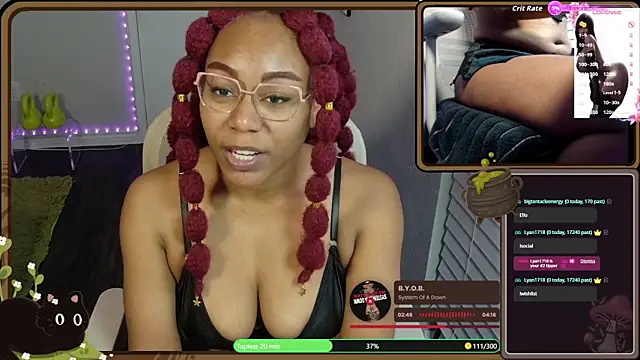 Snapshot of Cheybaaee chatting on June 18, 2026, 5:40 pm Cheybaaee online show from June 18, 2026, 5:40 pm
