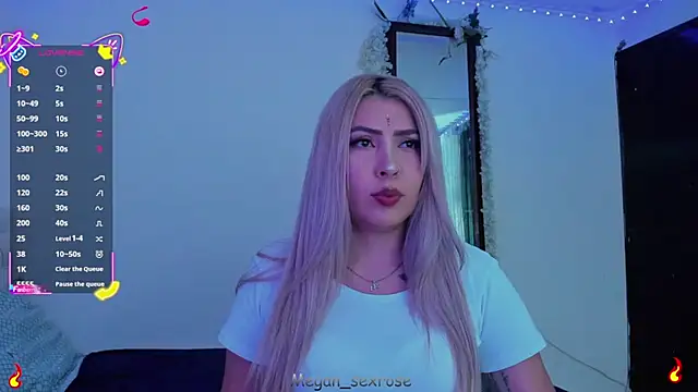 megan sexrose online show from January 7, 2026, 11:21 pm