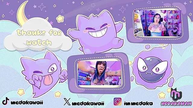 meda kawaii  online show from February 22, 2025, 2:17 am