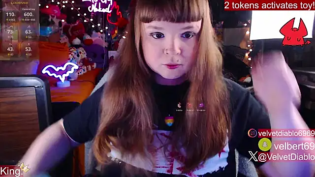 VelvetDiablo online show from September 9, 2025, 12:21 am