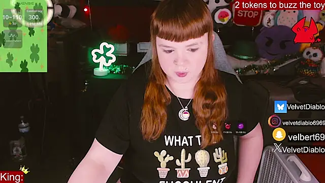 VelvetDiablo online show from February 26, 2026, 12:54 am