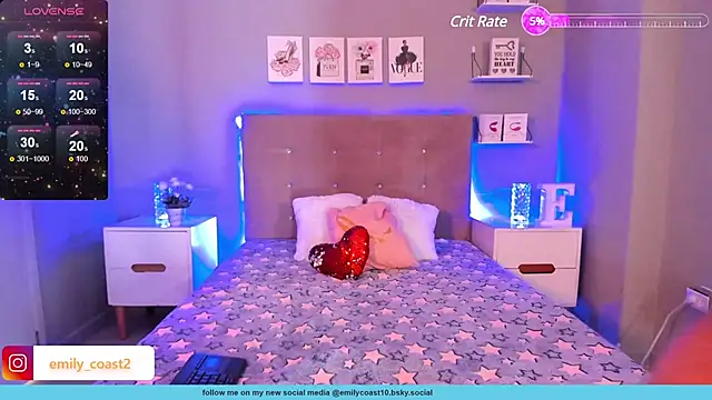 EmilyCoast-1 online show from March 14, 2025, 3:25 pm