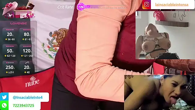 LaInsaciableIntensa online show from March 18, 2025, 11:09 pm