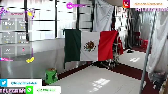 LaInsaciableIntensa online show from November 23, 2025, 6:07 pm