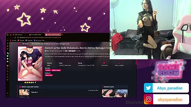 Abysparadise online show from September 18, 2025, 4:26 am