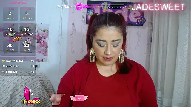 JADE SWEET2 online show from February 13, 2025, 8:24 pm