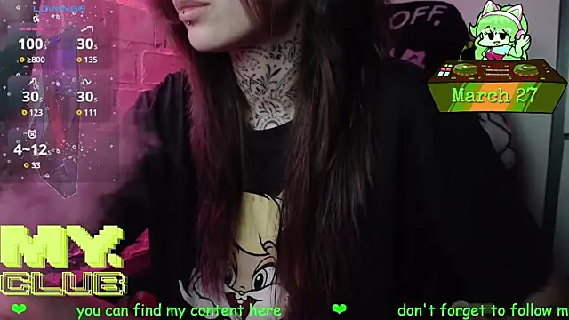 Witch Emma online show from March 27, 2026, 8:48 am