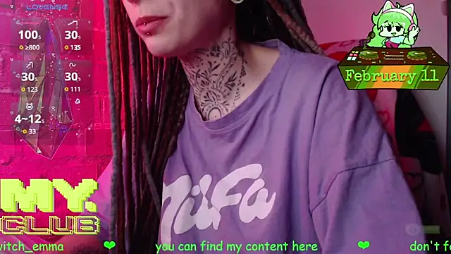 Witch Emma online show from February 11, 2026, 9:09 am