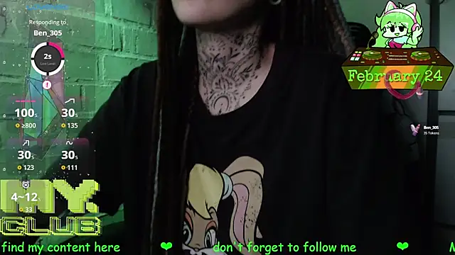 Witch Emma online show from February 24, 2026, 7:48 pm