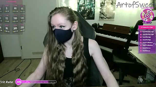 ArtofSweet online show from March 14, 2026, 8:59 pm