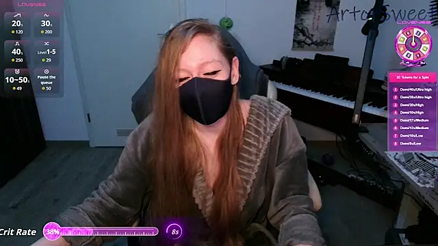 Snapshot of ArtofSweet chatting on November 10, 2025, 7:30 pm ArtofSweet online show from November 10, 2025, 7:30 pm