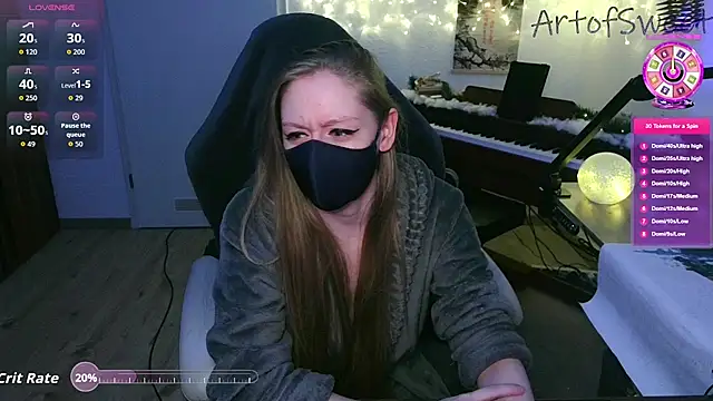 Snapshot of ArtofSweet chatting on December 2, 2025, 7:48 pm ArtofSweet online show from December 2, 2025, 7:48 pm