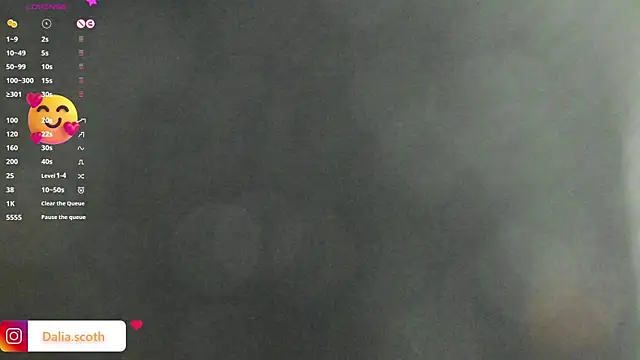 DaliaScoth online show from March 13, 2025, 7:28 pm