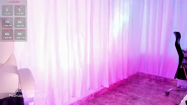 Alicee Levine online show from February 12, 2025, 10:15 pm