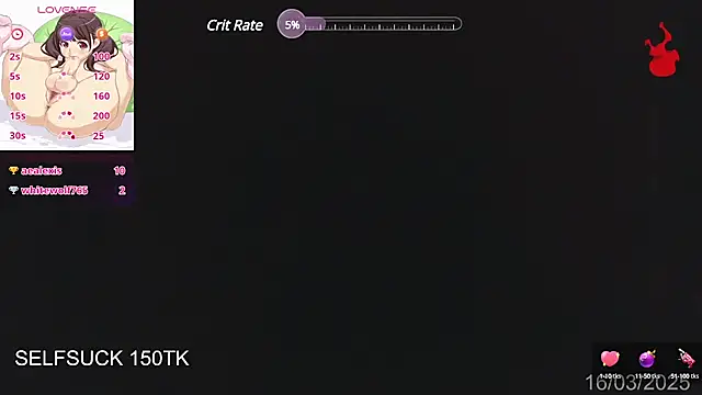 Snapshot of Herazuline chatting on March 17, 2025, 10:27 am Herazuline online show from March 17, 2025, 10:27 am