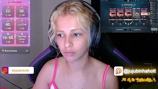 jujubinhahot online show from October 5, 2025, 10:55 pm