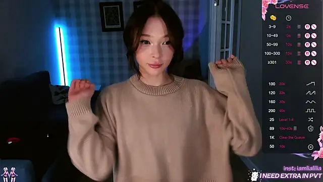 lialiliaa online show from January 9, 2026, 8:32 am