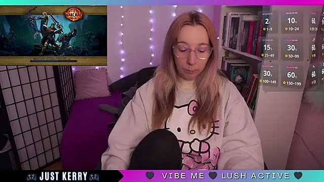 Snapshot of JustKerry chatting on September 12, 2025, 8:47 am JustKerry online show from September 12, 2025, 8:47 am