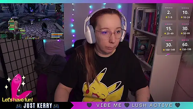 Snapshot of JustKerry chatting on September 11, 2025, 8:36 am JustKerry online show from September 11, 2025, 8:36 am