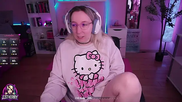 Snapshot of JustKerry chatting on March 17, 2025, 9:01 am JustKerry online show from March 17, 2025, 9:01 am