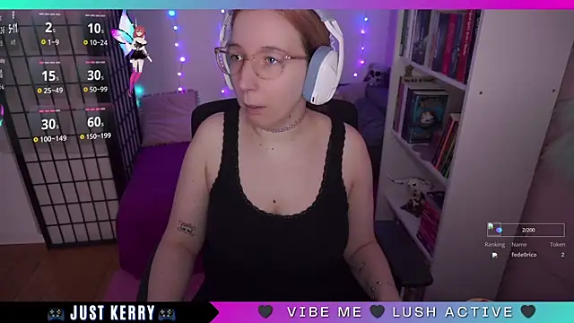 Snapshot of JustKerry chatting on September 19, 2025, 7:56 am JustKerry online show from September 19, 2025, 7:56 am