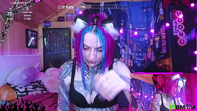 NekoCyber online show from February 13, 2025, 8:38 am