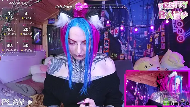 NekoCyber online show from October 18, 2025, 4:58 am