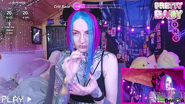 NekoCyber online show from October 23, 2025, 4:55 am