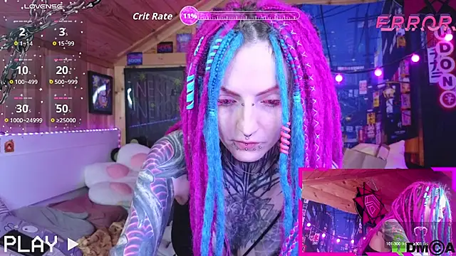 NekoCyber online show from September 21, 2025, 4:50 am