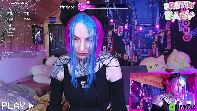 NekoCyber online show from October 19, 2025, 5:10 am