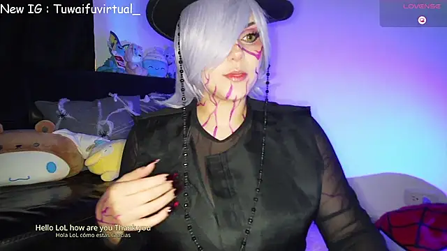 Snapshot of TuWaifuVirtual1 chatting on November 1, 2025, 12:28 am TuWaifuVirtual1 online show from November 1, 2025, 12:28 am